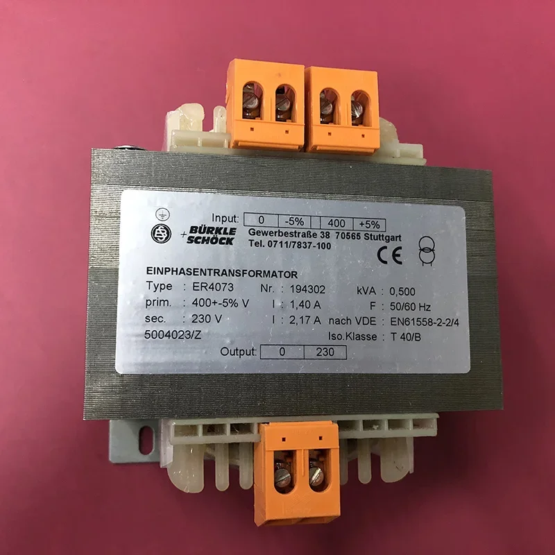 5004023/Z Original Genuine Fake One Penalty Ten German BURKLE SCHOCK Transformer