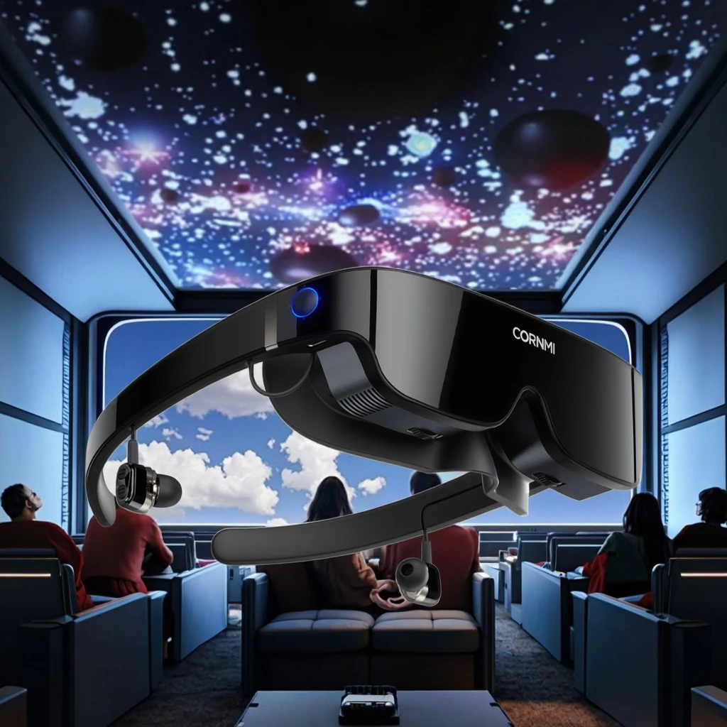 Immersion 3D Virtual Reality Smart Glasses VR Gaming Head Mounted Display for Private Cinema Space Giant Screen Hardware