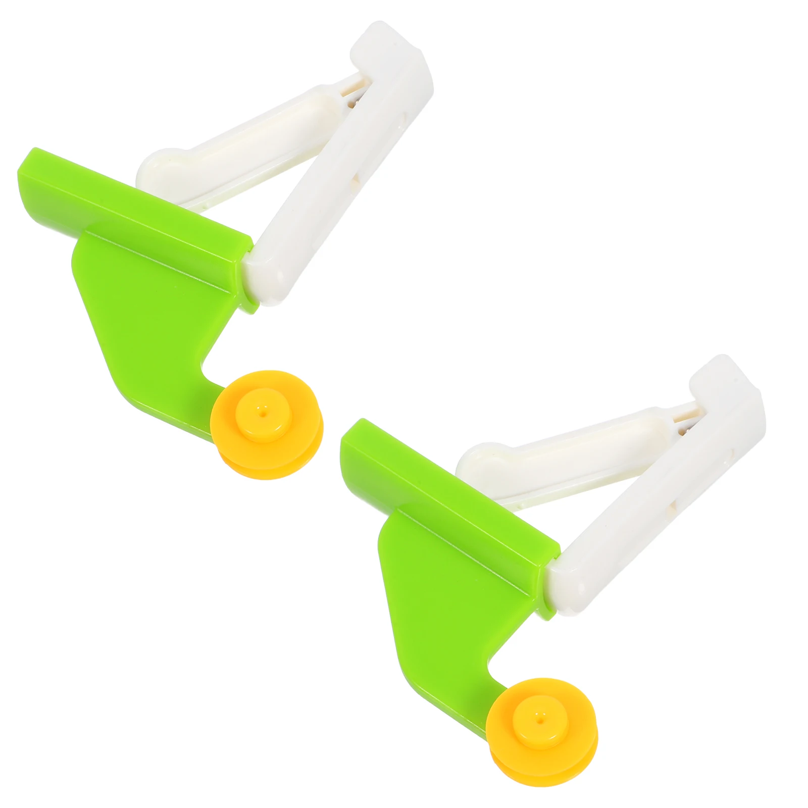 

2 Sets Kids Mechanical System Physics Experiment Tools Plastic Pulley Block Set Table Clamp Corner Attachment Science Learning