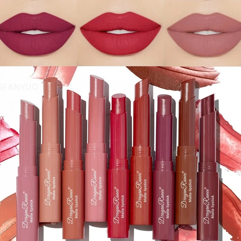 Velvet Matte Lipstick Pen Waterproof Not Easy To Fade Lip Blam Easy To Color Rotating Lipstick Pen Sexy Rich Color Lip Gloss