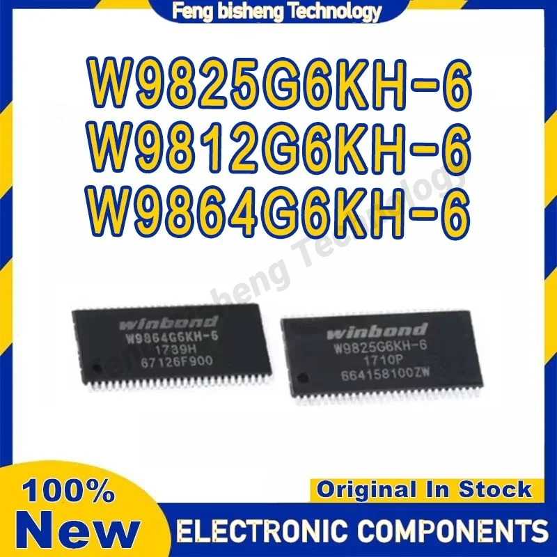 

5 шт. W9812G6KH-6 W9825G6KH-6 W9864G6KH-6 TSOP-56 новый оригинальный