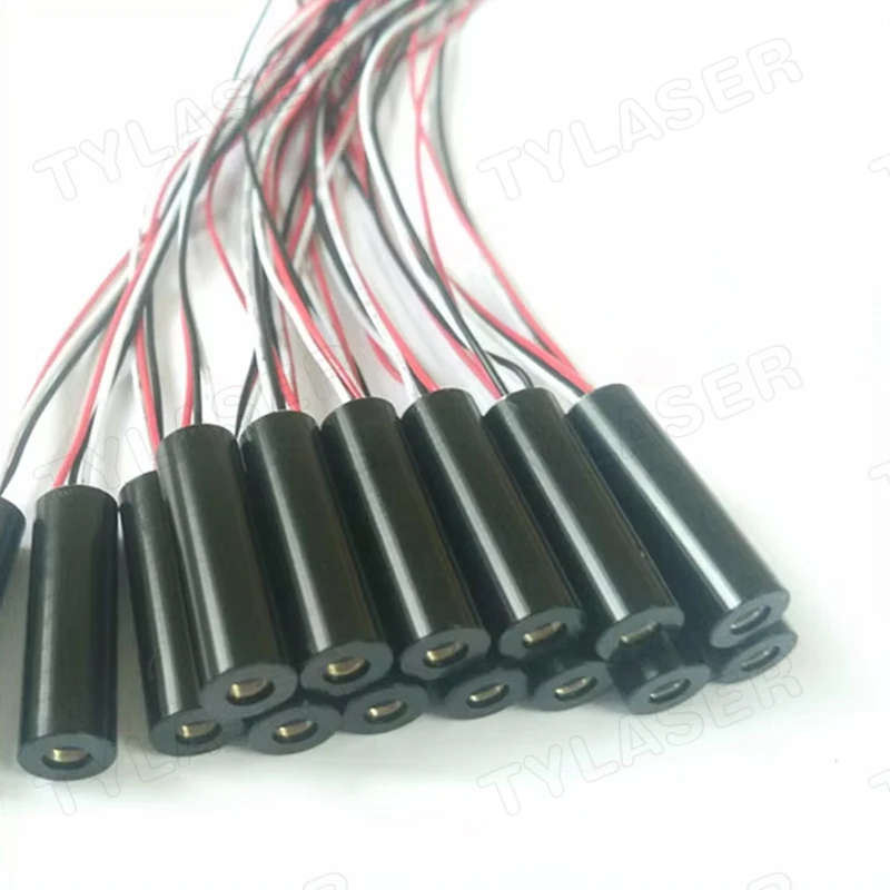 التحكم الخارجي TTL 8x32 مللي متر 520nm الأخضر 1 ميجا واط 5 ميجا واط 10 ميجا واط نقطة الليزر محاذاة ديود وحدة الصناعية الصف APC سائق TYLASERS