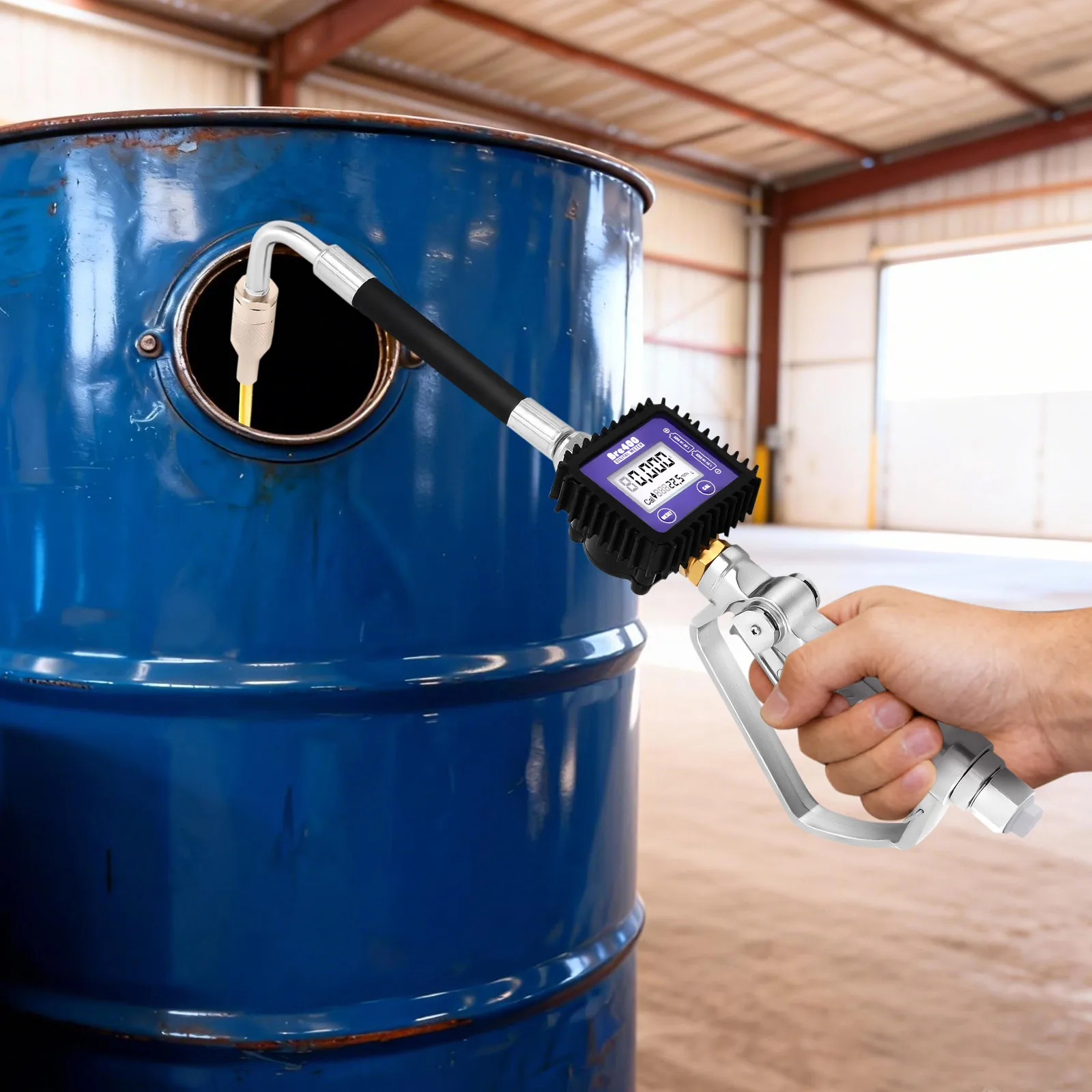 

Гибкий дозирующий клапан для контроля расхода масла с цифровым расходомером, распределительный пистолет с цифровым расходомером, давление экструзии масла: 7 бар