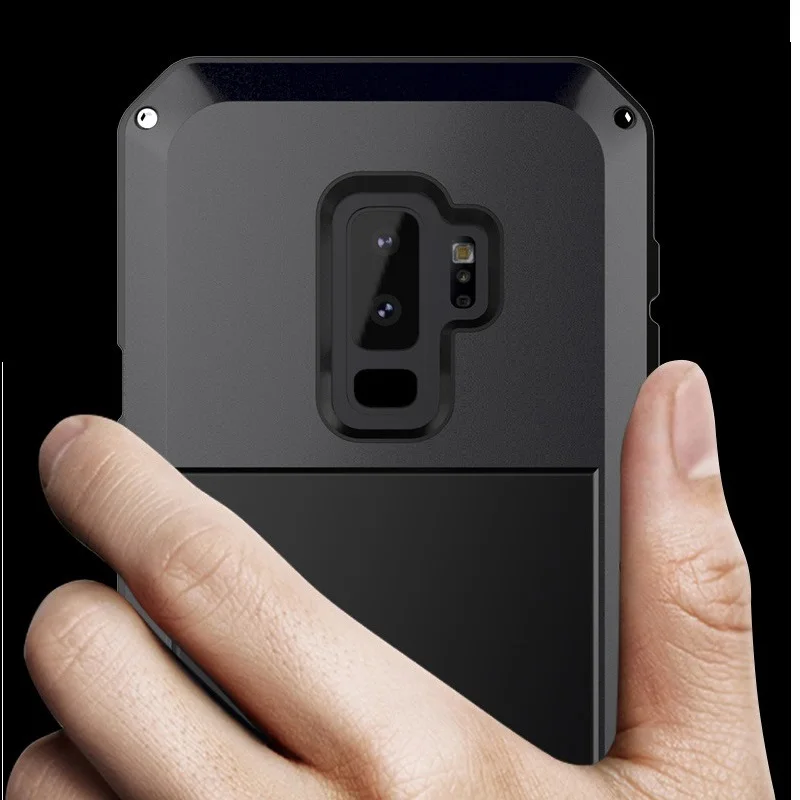 Heavy Duty Powerful Shockproof Waterproof Metal Metal Cover Cell Phone Case For Samsung S7 S8 S9 S10 S20 S21 S22 Plus Note 20