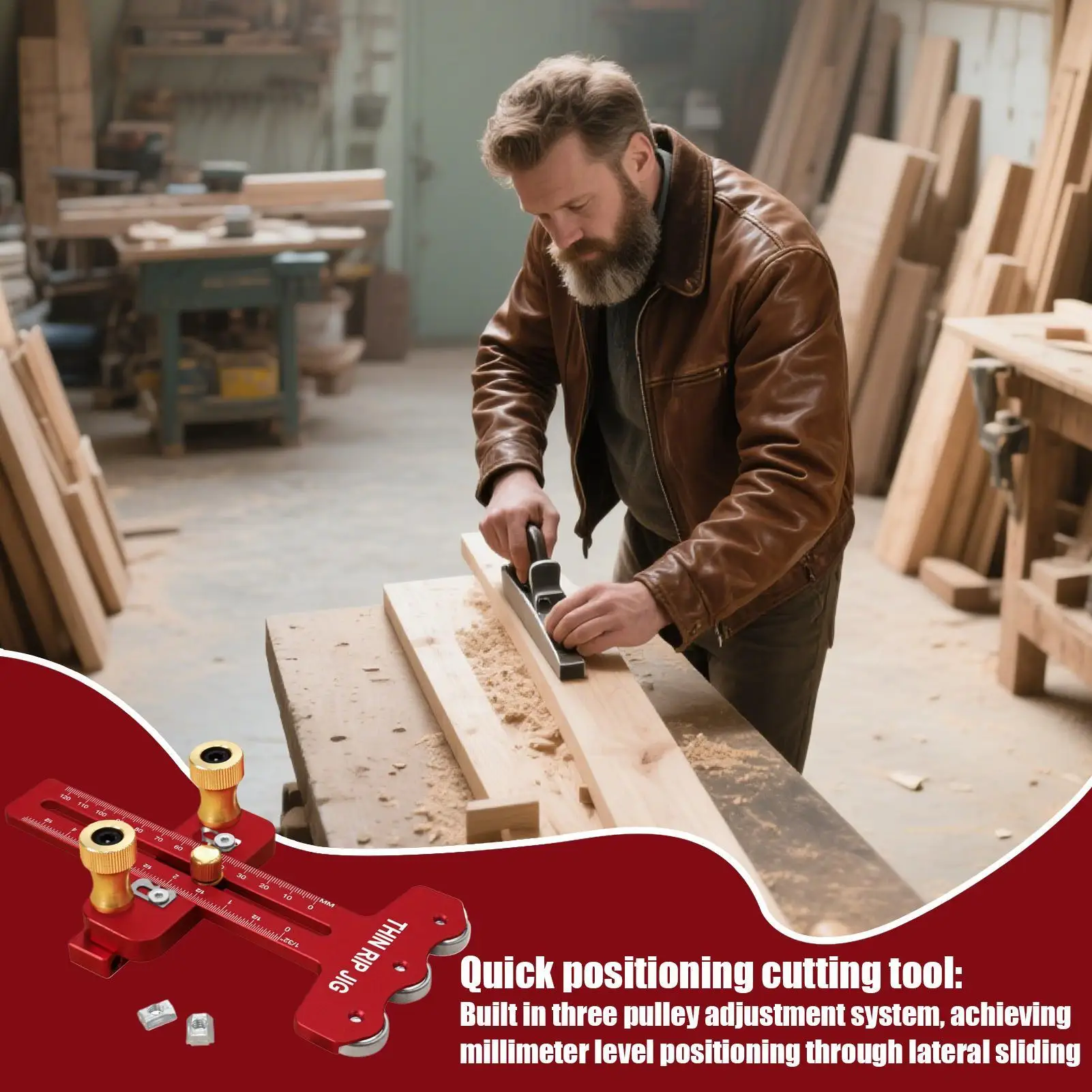 

Table Saw Jig Table Saw Narrow Strip Cutting Jig Tablesaw Accessories Woodworking Cutting Tools For Enthusiasts Professionals