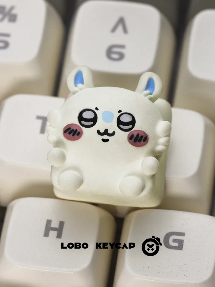 Anime Kawaii Chiikawa Hachiware Usagi Personalized Mechanical Keyboard Keycaps Translucent Keycaps Computer Accessories Gifts