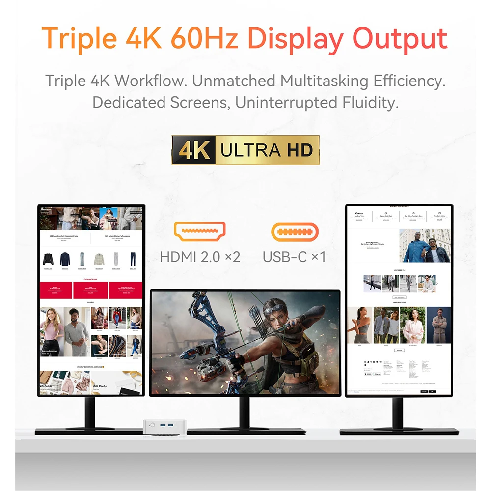 MLLSE جديد G2 Plus كمبيوتر صغير AMD Ryzen R3-4300U CPU 16G RAM 512GB ROM متوافق مع USB3.2 Win11Pro سطح المكتب المحمول WiFi6 BT5.3