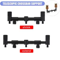 Aluminum Alloy Fishing Rod Bite Alarms Stand Carp Fish Pole Buzz Bar Rest Holder Carp Fishing Buzz Bar Stand Fishing Rod Holder