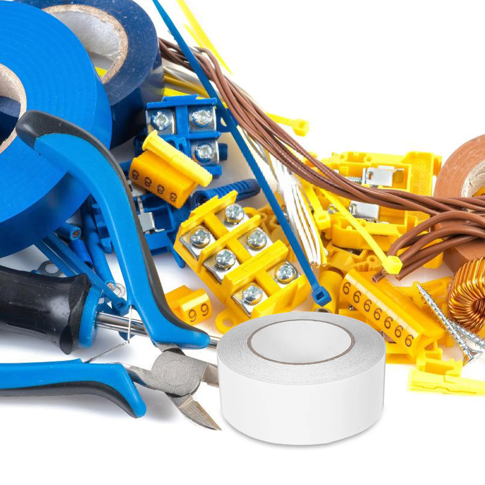 

2 Rolls Duct Tape Heavy Duty Double Sided Transparent Bulk Carpet Floor Rug Strong Adhesive Tapes for Repair Project