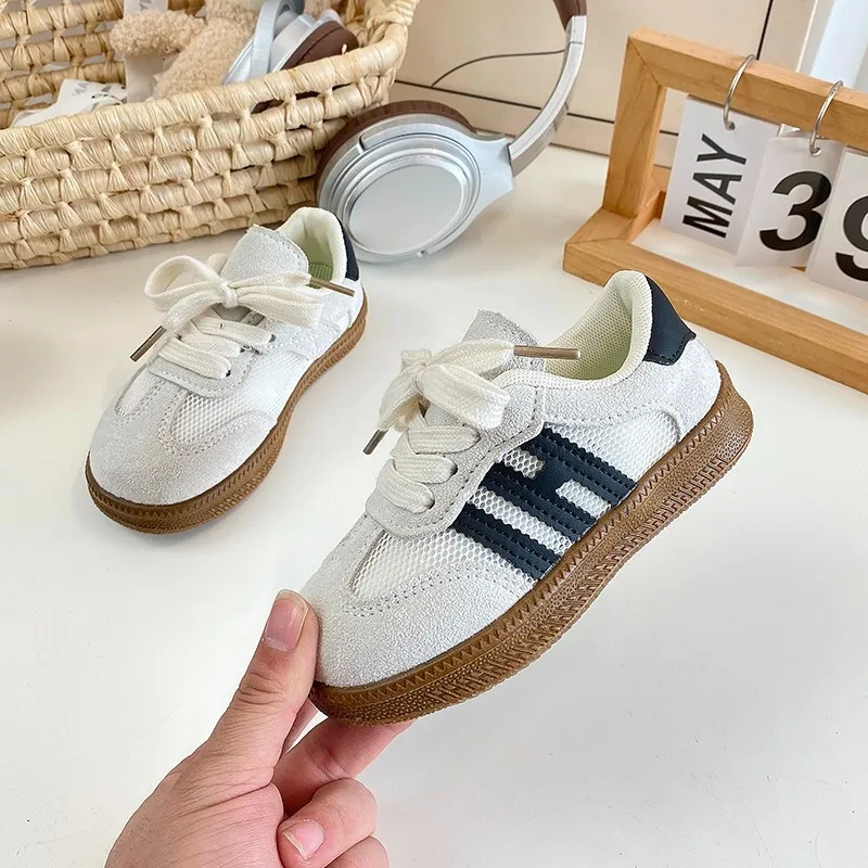 

Boys Sneakers Children's Board Shoes 3-18 Years Old Yellow Boys Girls Single Shoes Four Seasons Non-slip Kids De Training Shoes
