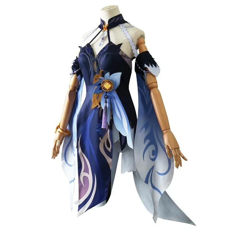 Ningguang Latern Albert cosplay traje nova pele Ning Guang nova roupa incluindo vestido peruca para cosplay em quadrinhos