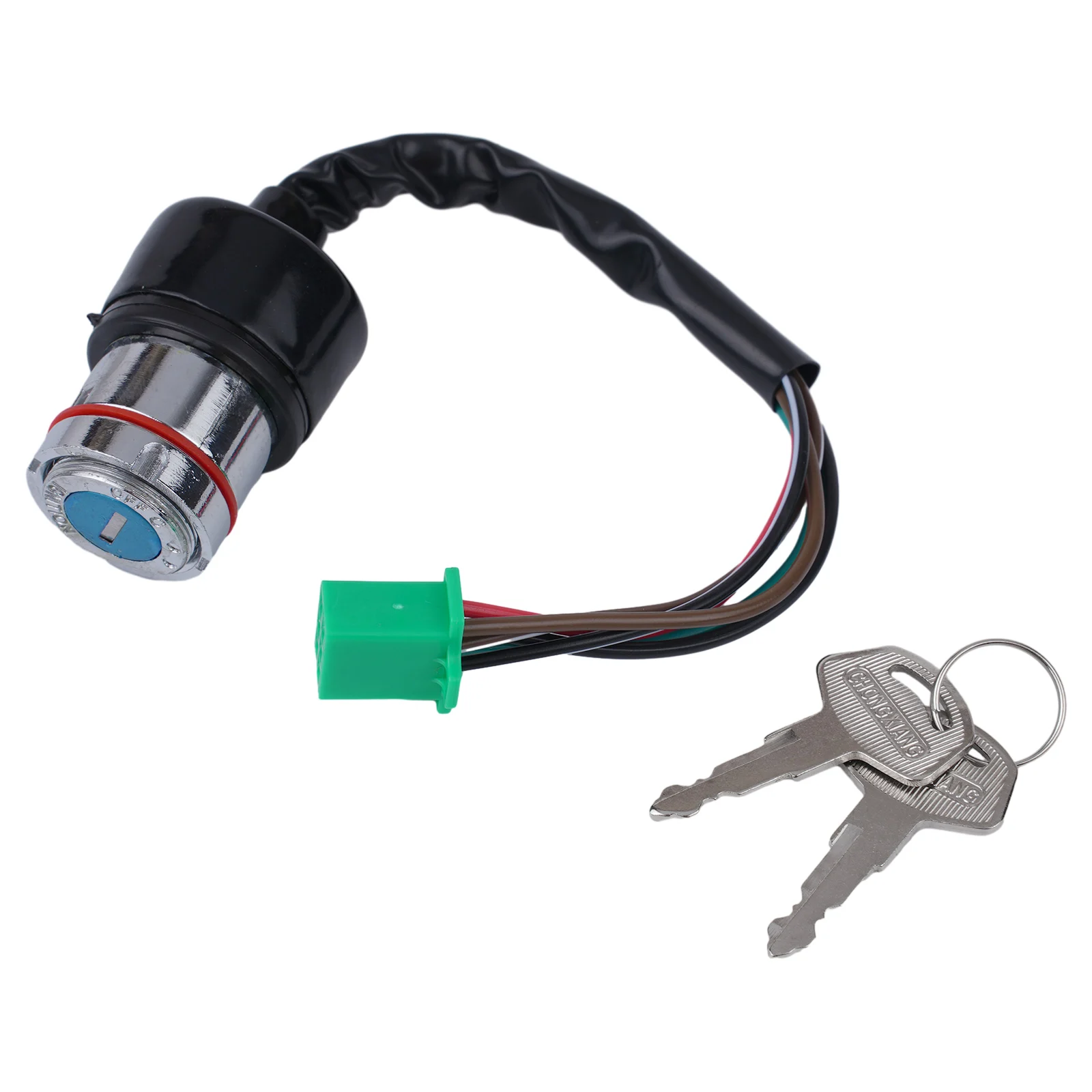 6-Wire Motorcycle For Ignition Key Switch Replacement Kit Compatible with For 50CC 90CC 110CC 1For 25CC and Mopeds