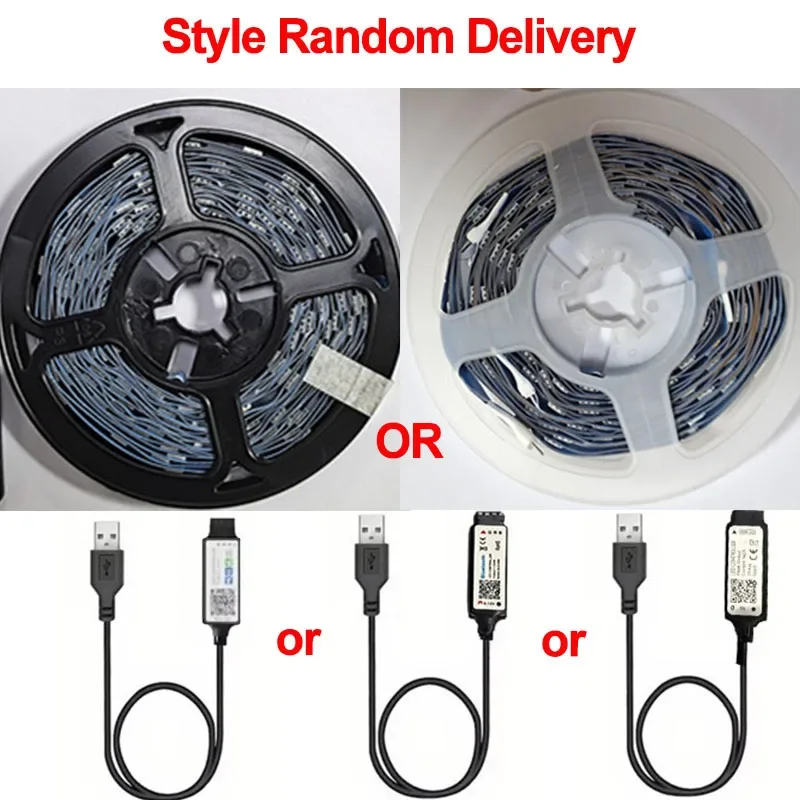 1-5M LED Strip Lights RGB 5050 Color USB Changing Bluetooth App Control Led lamp Diode Tape Ribbon For Room Decor TV BackLight view 6
