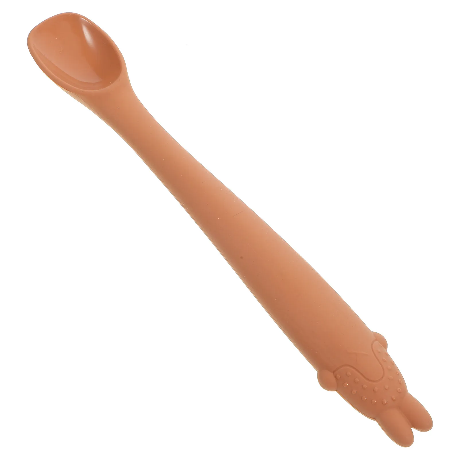 

Silicone Spoon Soft Baby Spoon Baby Training Utensil Kids Eating Tool Spoons for 6-12 Months