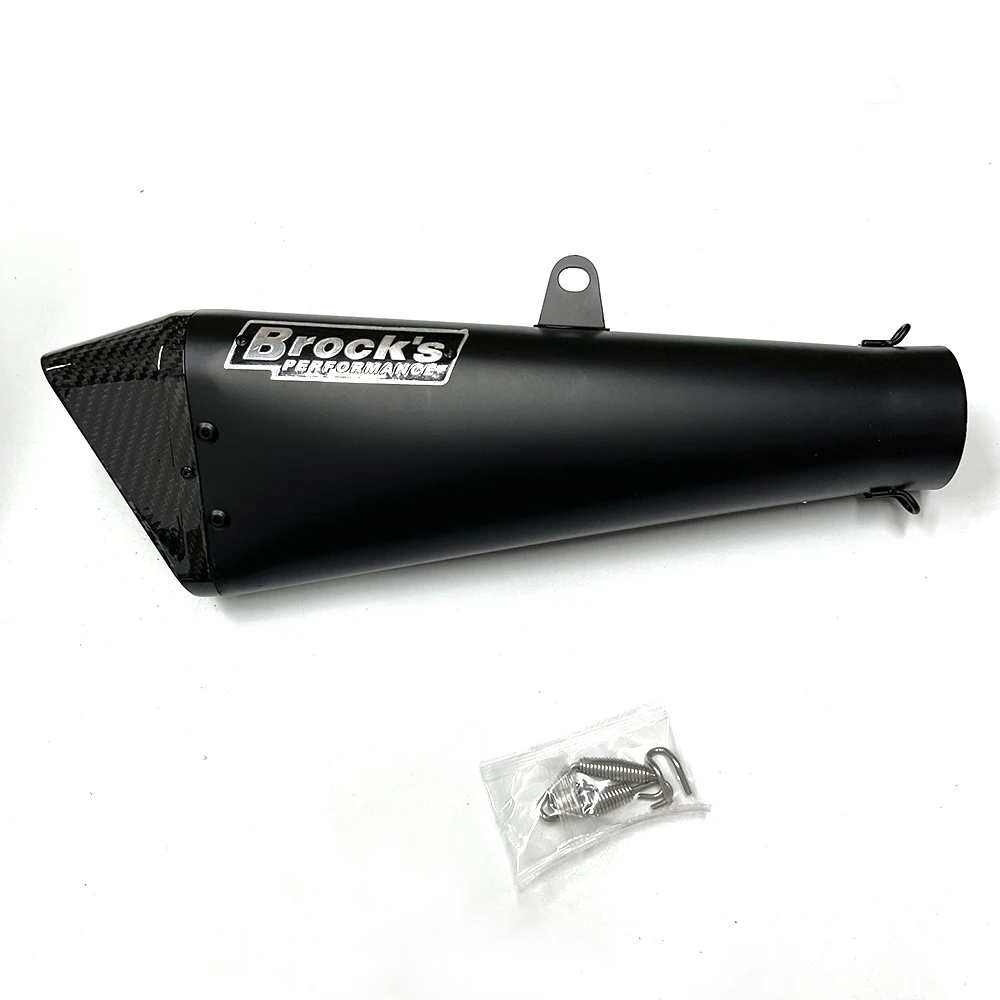 51 mm 60 mm universeller Edelstahl-Auspuff, Motorradsystem-Escape-Schalldämpfer mit vollem Verbindungsrohr für BMW S1000R S1000RR 2010–2018