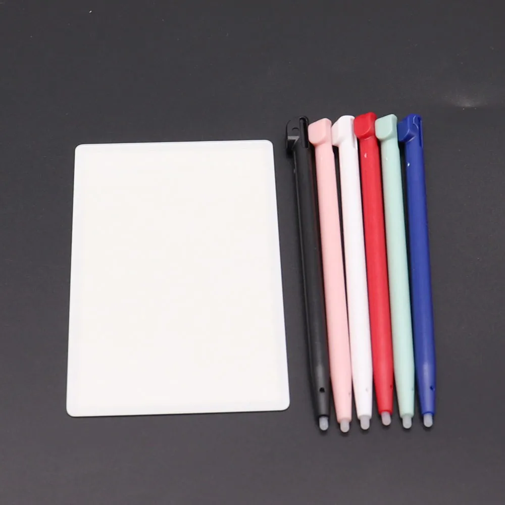 1piece Colorful Upper LCD Cover for 2DS Top LCD Screen New Plastic Cover Len Replacement + Stylus Touch Pen - view 4
