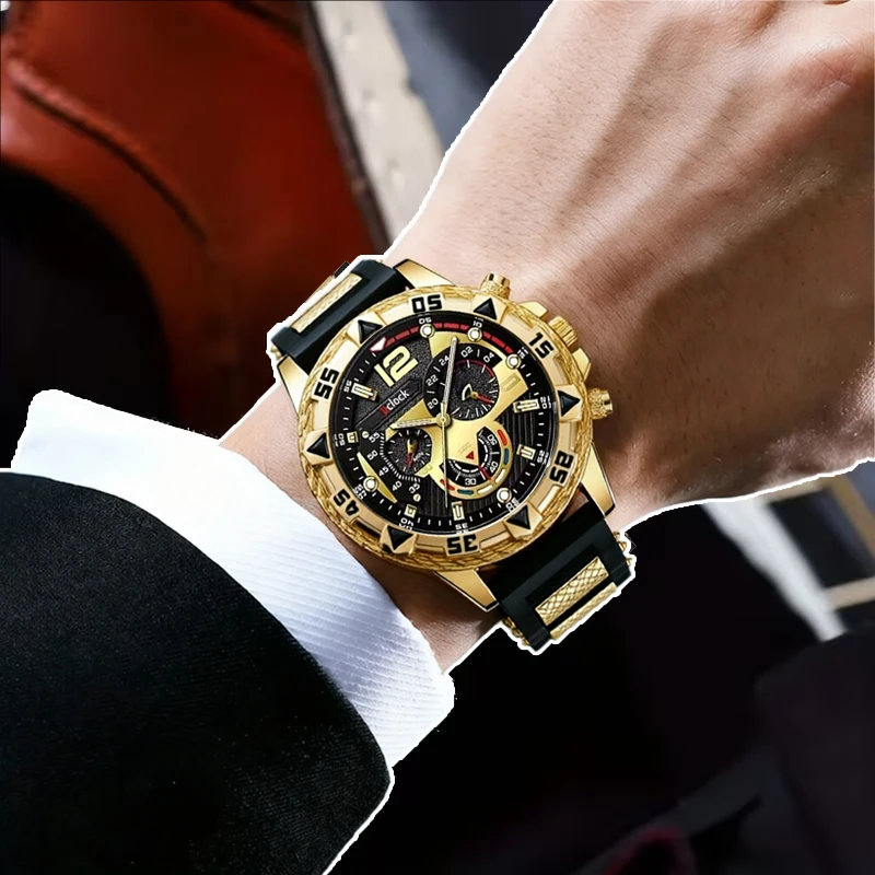 2pcs men's fashion quartz watches, casual fashion watches, perfect choice for daily commuting, perfect gift for friends
