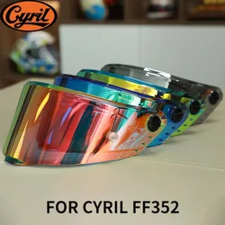 Full Face Helmets Lens for CYRIL FF352 Helmet Glasses Motorcycle Racing Helmet Visor
