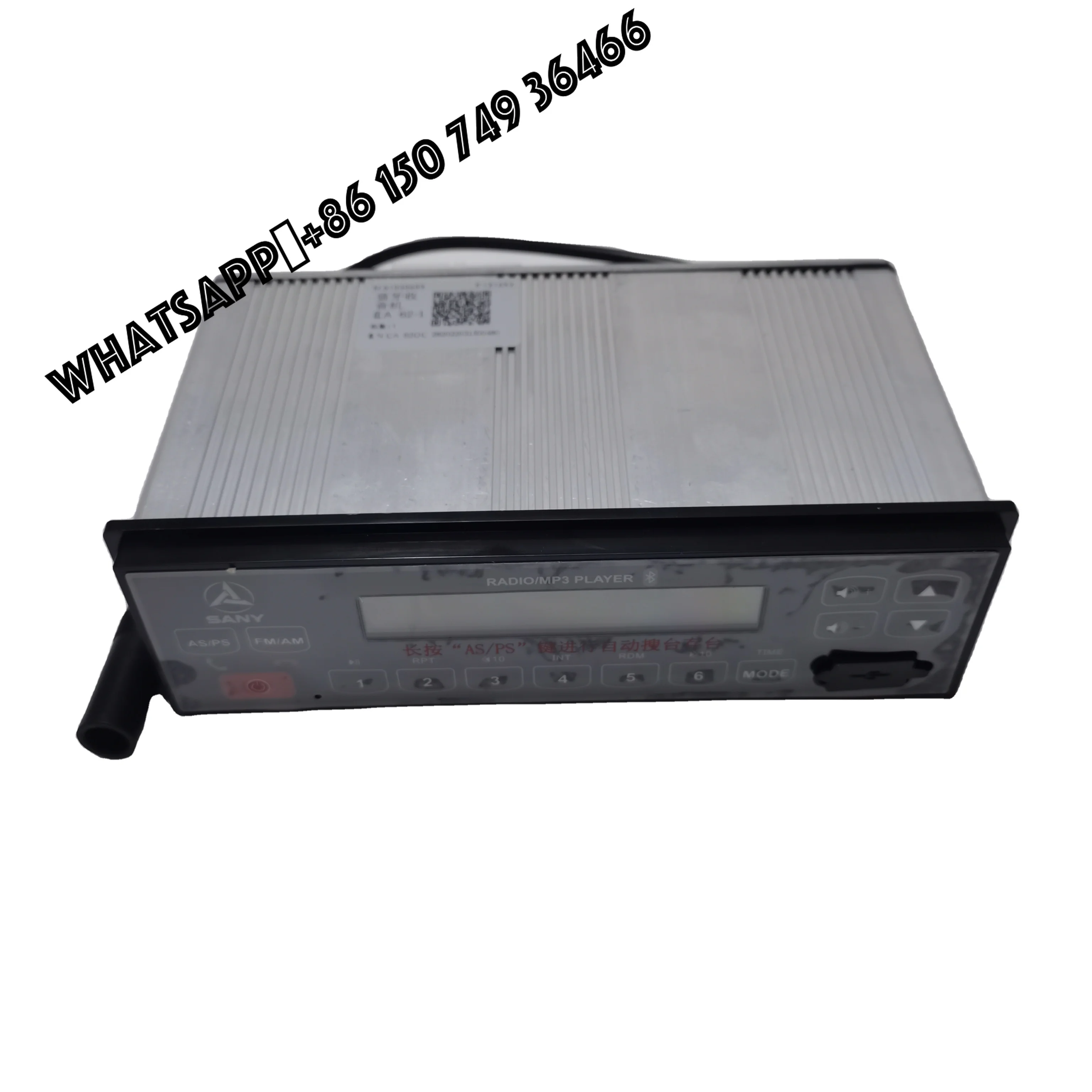 

61030659 Sany Excavator Radio High Bluetooth with USB Receiver Sany Excavator Radio for SY365H