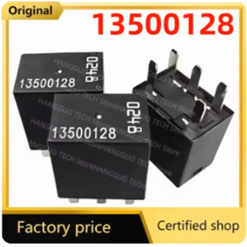 5PCS Brand new and original Relay 13500128 has 5 pins, one open and one closed