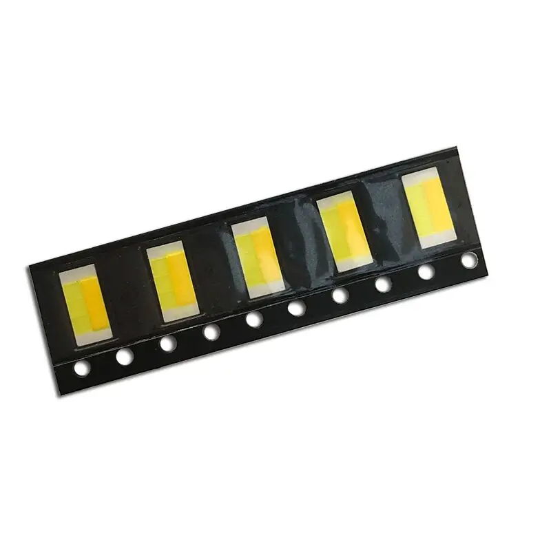 10PCS/Lot LED 9-12V 30W CSP 3570package White with yellow amber chip For Headlights