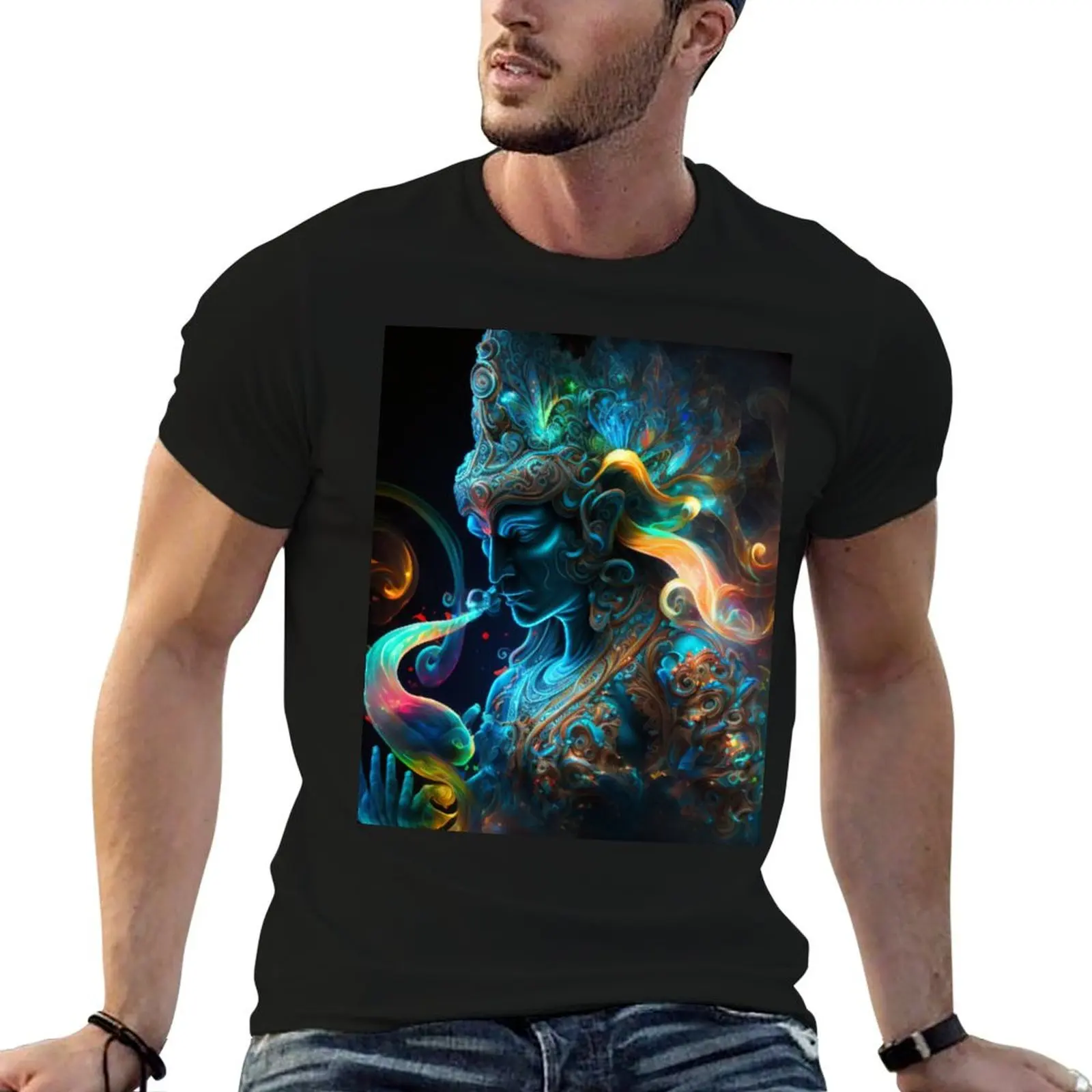 shiva, the Lord of Dance and Destruction, T-Shirt anime clothes vintage t shirts anime stuff men t shirt