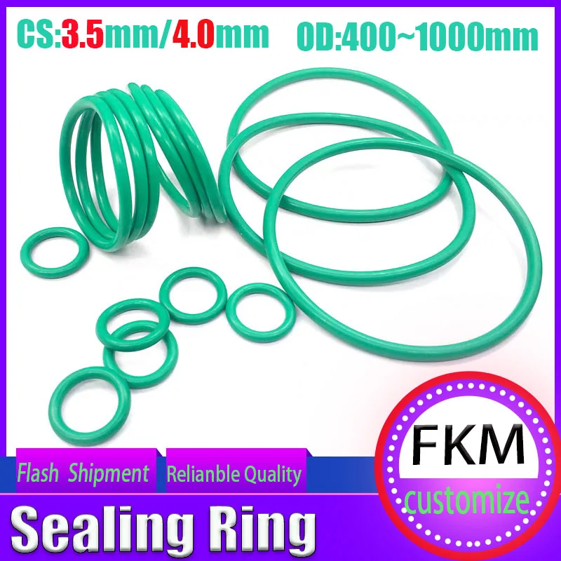 

FKM Cs3.5/4.0mm fluororubber O-ring, high temperature and chemical corrosion resistant industrial sealing gasket O-ring seal
