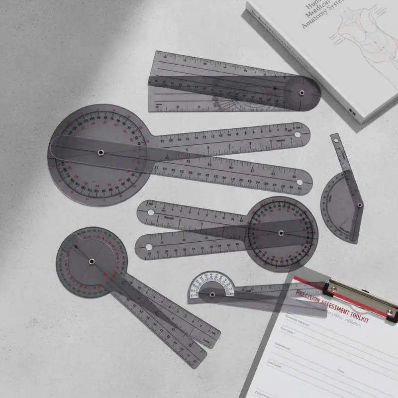 

New New Goniometer 360 Degree Spinal Angle Protractor Ruler Spinal Goniometer Physical Therapy Angle Protractor Ruler Gauge