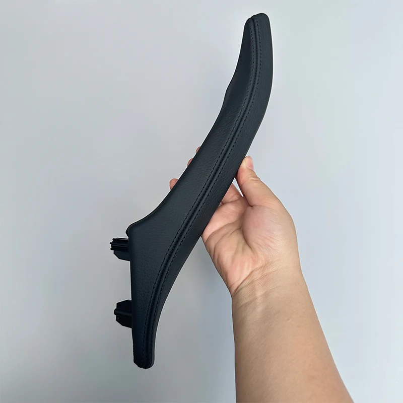 LHD RHD Genuine Leather Left Right Hand Drive Inner Door Pull Handle Assembly For BMW 5 Series F10 F11 520i 523i 525i 528i 535i view 6