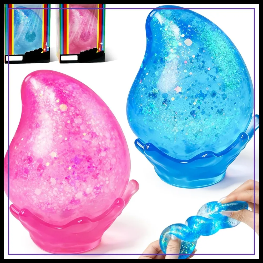 

Stress Relief Fidget Toys, Water Drop Squishies for Anxiety, Office Easter Gifts