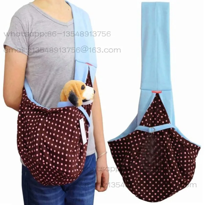 Portable Pocket Dog Diagonal Span Out Pet Bag, Dog Backpack Single Shoulder Large Capacity Cat Bag