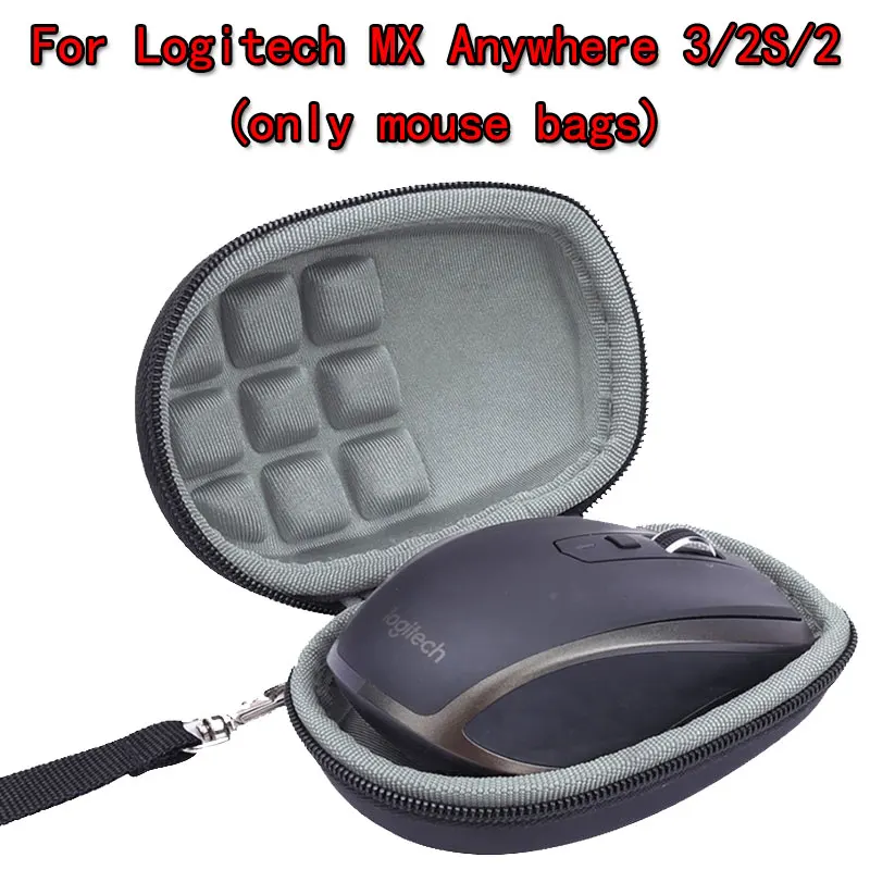 IVBX EVA étui rigide sacs de souris voyage portable pochette de protection pour Logitech MX Anywhere 3S/3/2S/2 accessoires coque