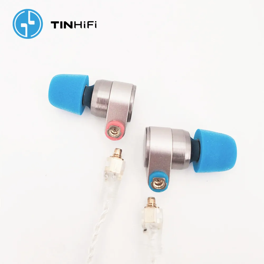 TINHIFI T2 Best In Ear Wired HIFI IEMs Earphone Double Dynamic Driver Bass Metal Monitor with Detachable 0.78mm 3.5mm 2Pin Cable