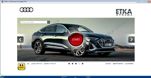 Imagen 2 del producto El más nuevo ETKA 8,6 + Elsawin 6,0 reparación de automóviles Etka 8,6 Software grupo vehículos catálogo de piezas electrónicas para V/W + AU//DI + SE//AT + SKO//DA