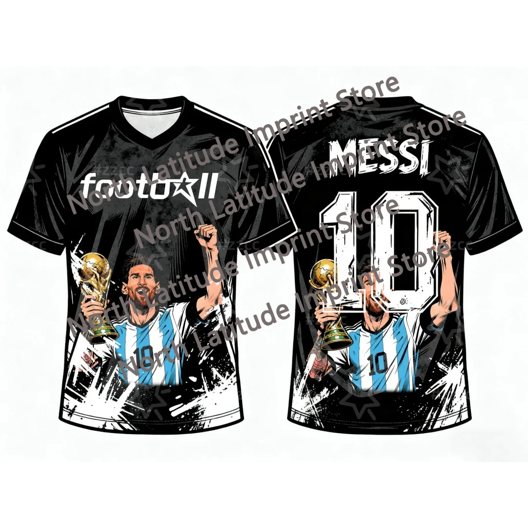 

Футбольная форма Месси №7, мужская, для матчей и тренировок, осенняя, быстросохнущая, спортивная футболка, детская одежда, мягкая и удобная