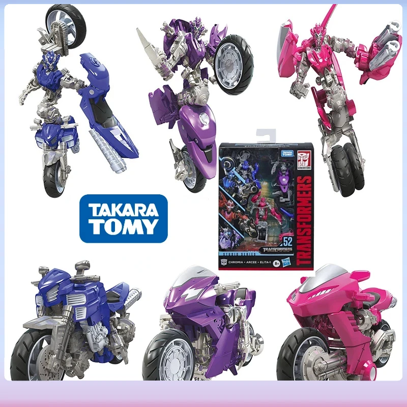 

В наличии TakaraTomy Трансформеры Studio Series SS52 Arcee Chromia Elita-1 3-Pack 12 см эксклюзивная экшн-фигурка коллекционная игрушка