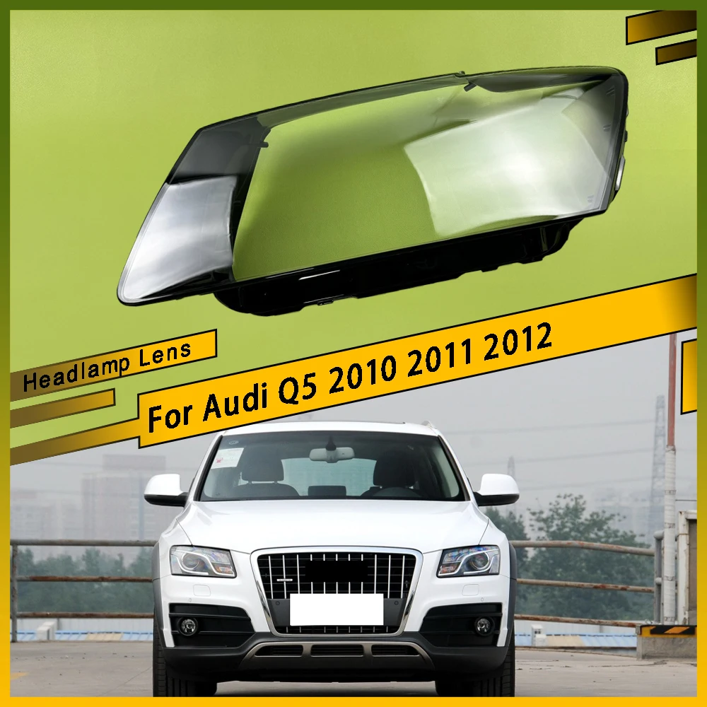 

Auto Head Light Lamp Case Glass Lens Shell Headlamp Car Front Headlight Cover Lampshade Caps For Audi Q5 2010 2011 2012