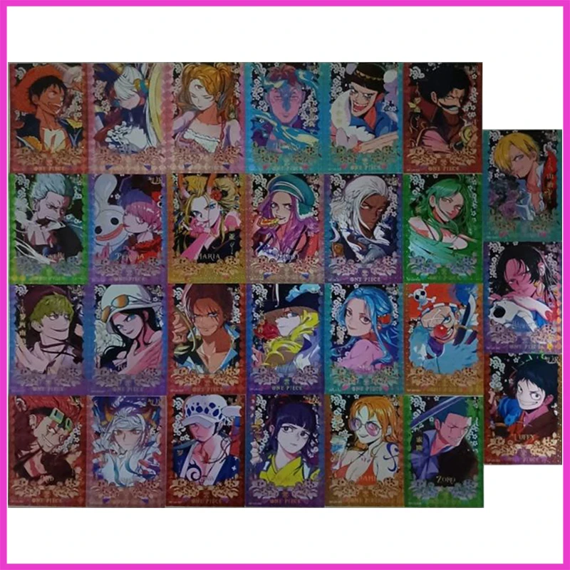 

Anime ONE PIECE Rare UR Reflections Flash Cards Luffy Uta Perona Zoro Bonny Toys for boys Collectible Cards Birthday Gifts