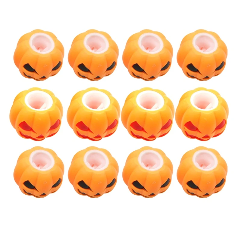 Pumpkin Ghost Decompression Toy Squeeze Bouncy Ball Toys Halloween Party Decorations DIY Home