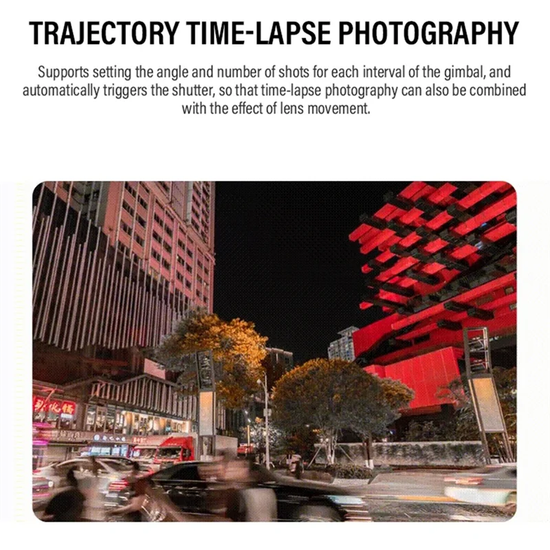 [LXYA68Z!] M7 Time-Lapse Photography Wireless Shutter Remote Electric Gimbal 360-Degree For Panoramic Rotation