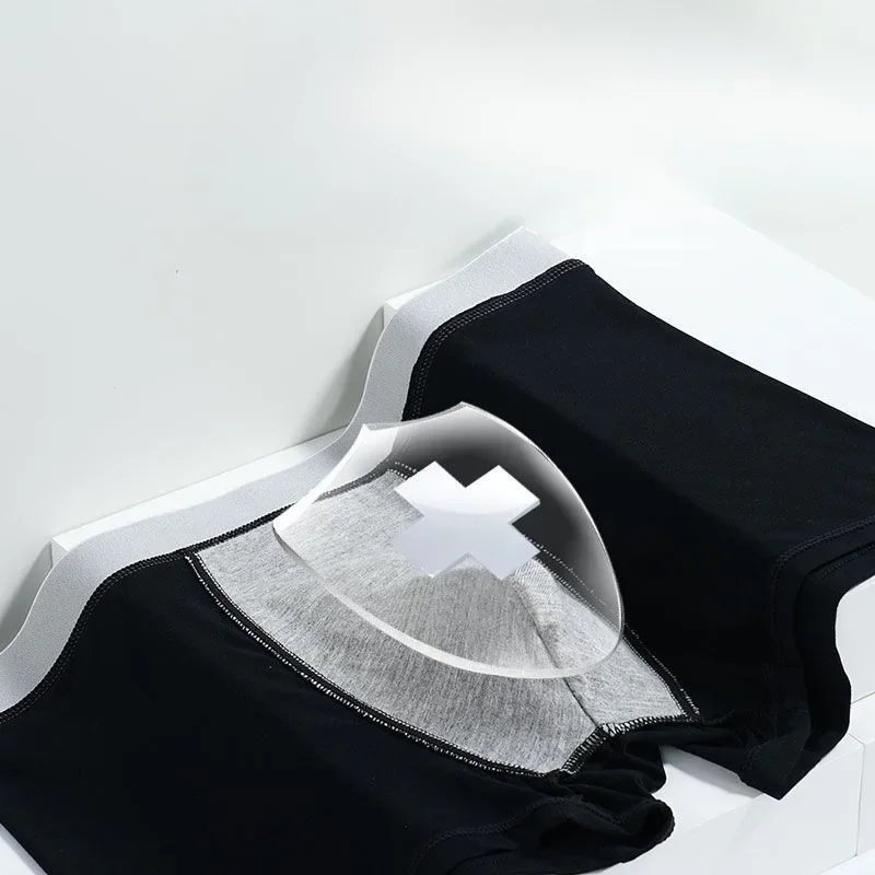 Four Corner Adult Shorts  Modal Breathable Non-trace Flat Angle Antibacterial Anion Hygroscopic Massage  Non-inductive Underwear