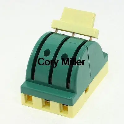 380VAC 32A Three Phase 3P Electronic Circuit Opening Load Knife Switch Green