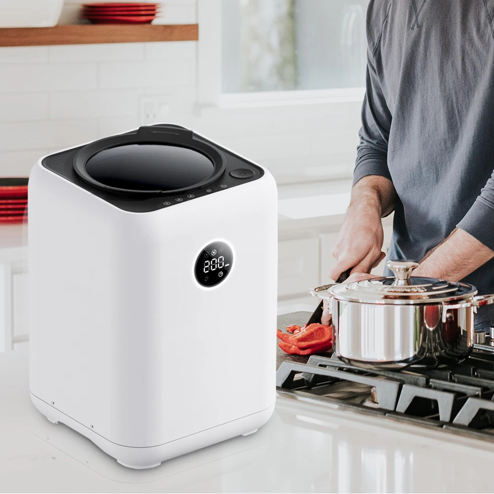 2026 New Design Food Waste Recycling Machine Electric Stainless Steel Low Noise Multigrind Technology