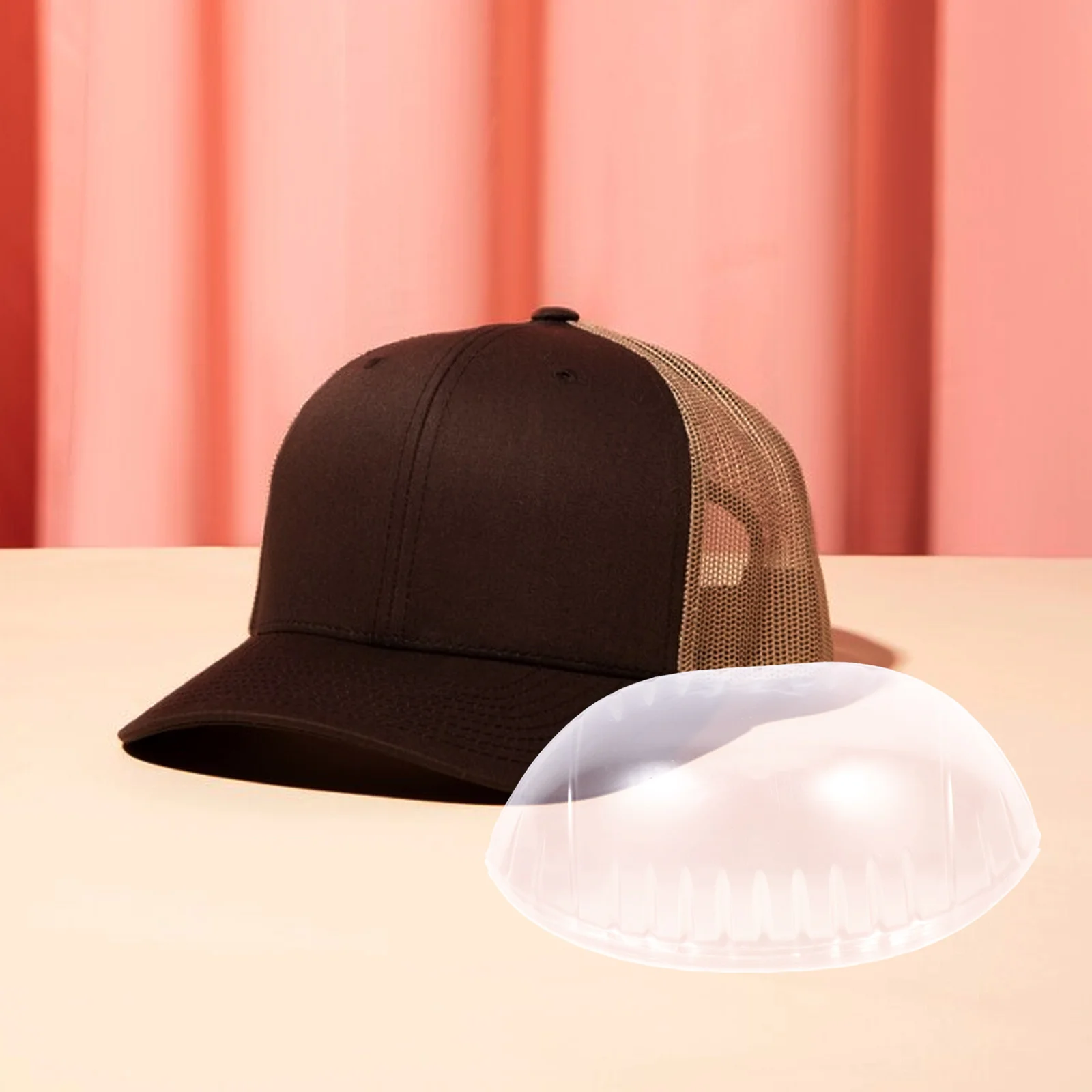 

50Pcs Reusable Plastic Hat Insert Inner Support Stand for Baseball Cap Shape Retention Display Rack Non-Slip Holder