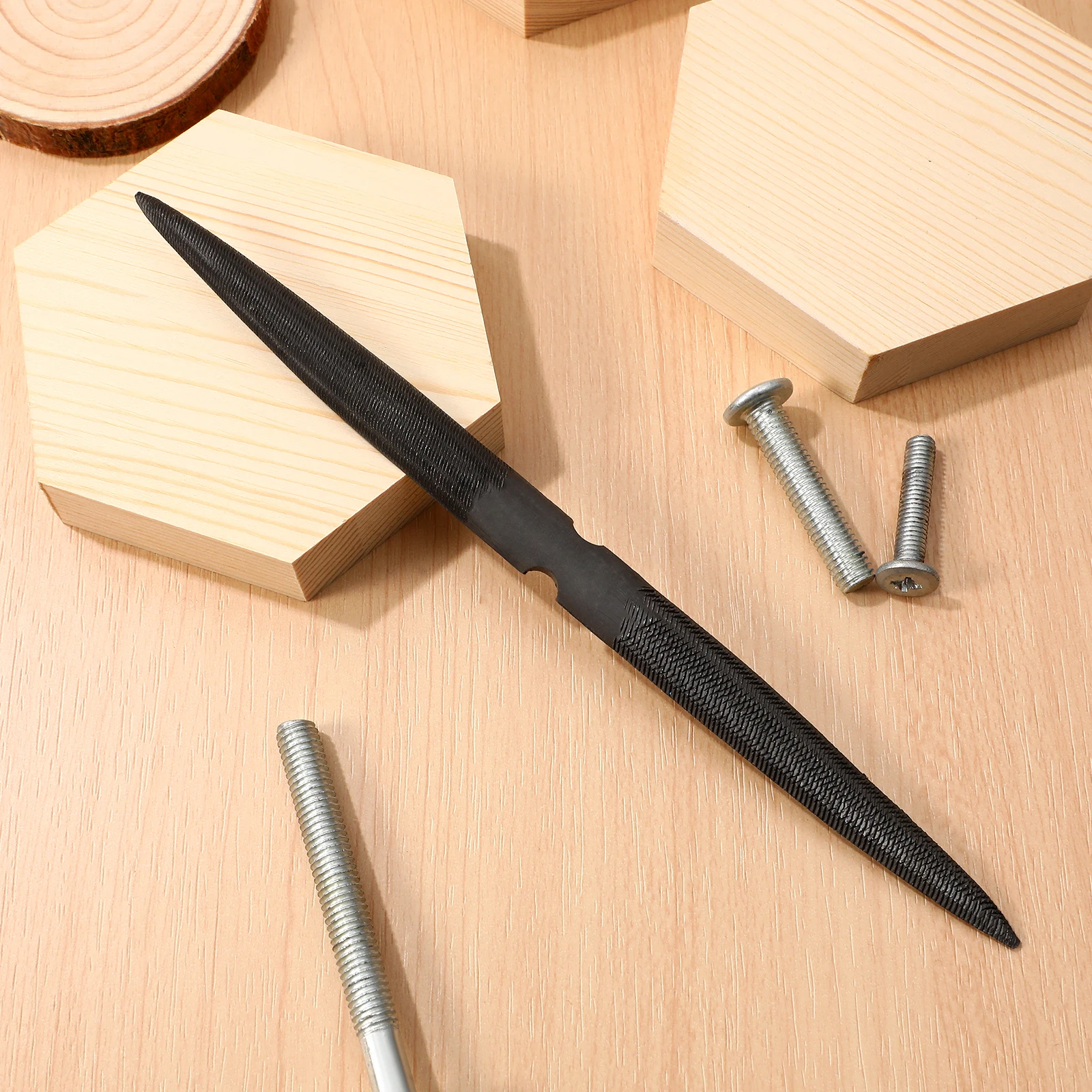 

VILLCASE DoubleEnded Wax Carving File Steel Tool for Filing Models Resin Wood Jewelry Sculpture Mechanics Gift