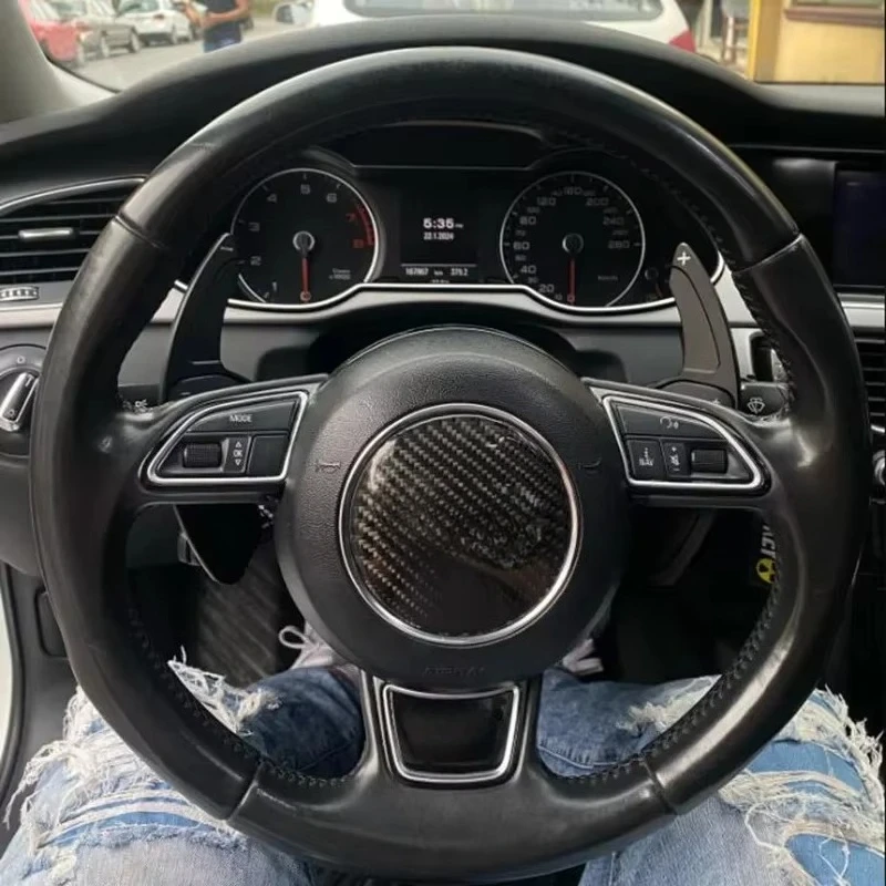 Aluminium-Lenkrad-Paddle-Shifter-Verlängerung für Audi A3 S3 8V A4 S4 A5 S5 B8.5 A6 S6 A7 S7 C7 Q5 Q7 2013 2014 2015 2016 – Detail 2