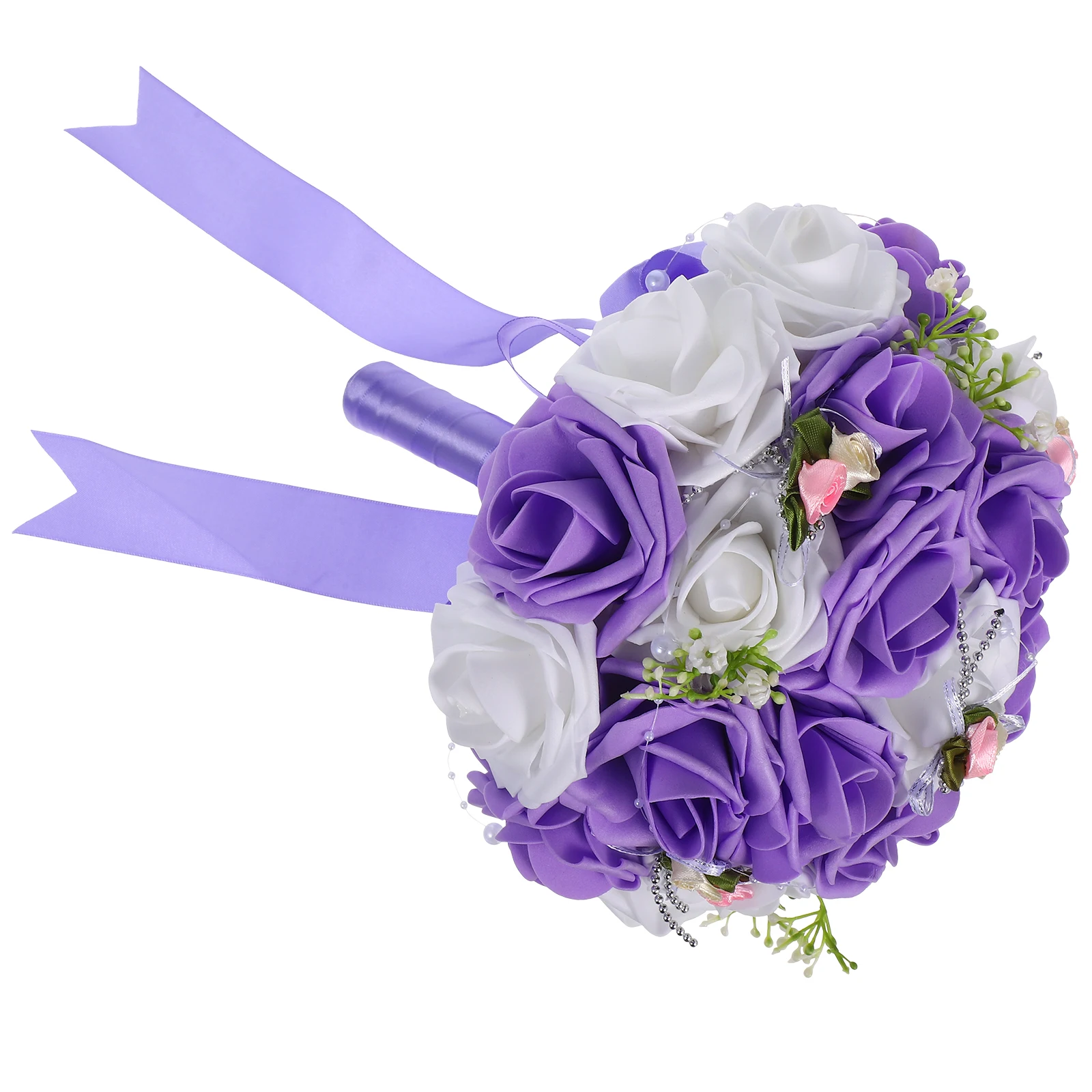 

Artificial Wedding Bouquet Realistic PE Material Decor Flowers Bride Bridesmaid Home Office Bedroom Living Room Gift