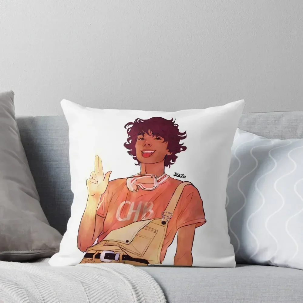 

Leo Valdez Cute In a Scrawny Way Throw Pillow Christmas Pillow Pillows Aesthetic pillow