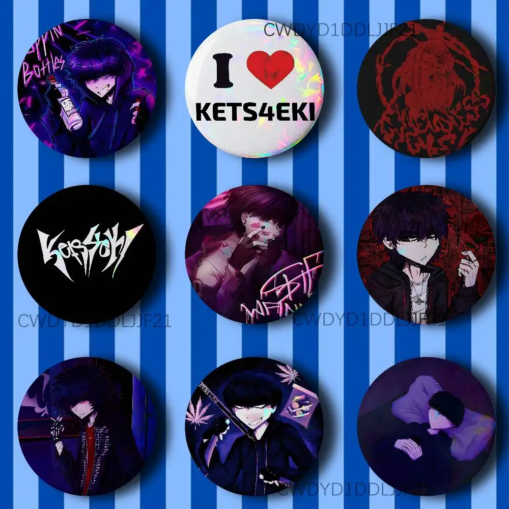 

K-Kets4eki Album Vintage Anime Brooch Creative Badge for Hat Bag Decoration Fans Collect Gifts