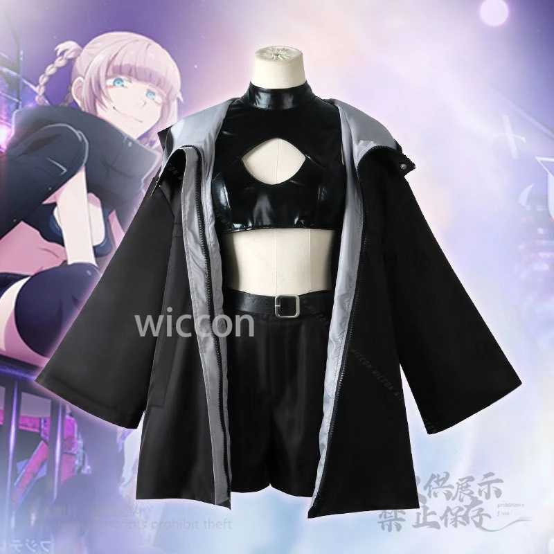 New Cosplay Yofukashi No Uta Cosplay Nanakusa Costume Call of The Night Cape Coat Suit Wig Women Halloween Party Customized Cos